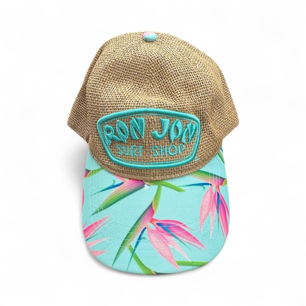 Ron Jon Surf Shop Women's Burlap Trucker Hat